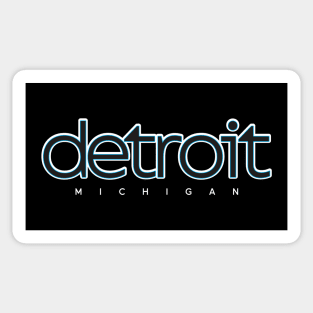 Detroit Michigan Sticker